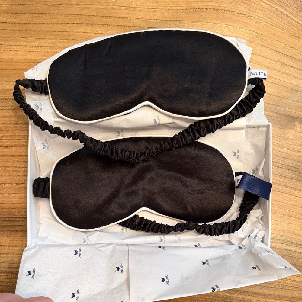 Petite Plume silk sleep masks